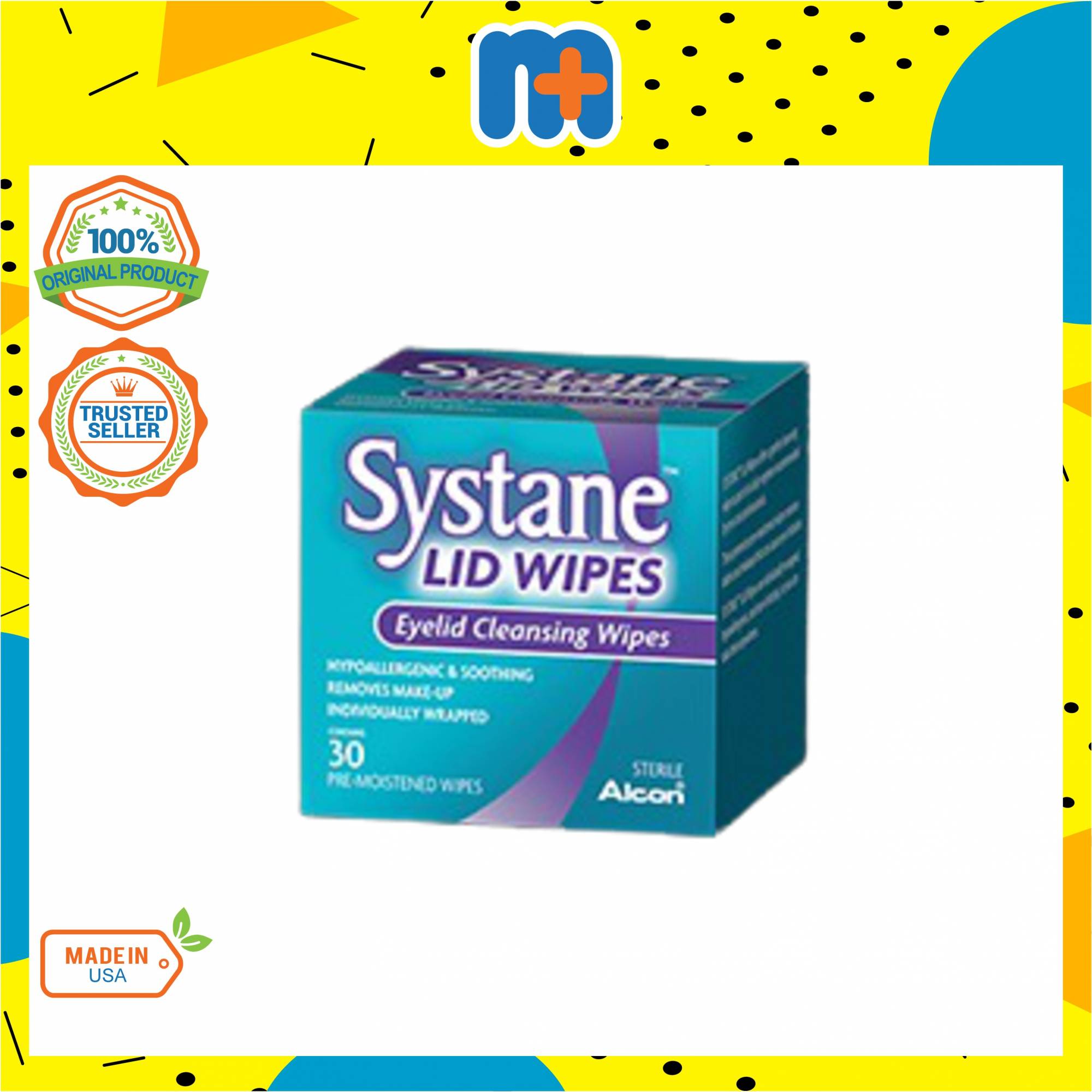 ALCON Systane Lid Wipes Eyelids Wipes 30's